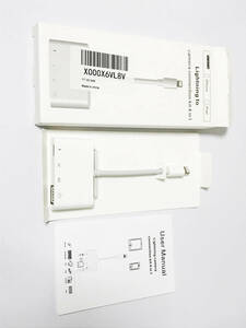 ★新品★Lightning to camera connection kit 4 in 1 (USB SD card Micro SD Female＆pin )