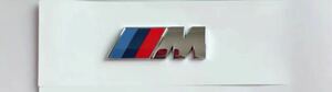 BMW M emblem 73 millimeter silver 