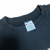 90s ビンテージ champion ブラック リバースウィーブ スウェット REVERSE WEAVE チャンピオン USA製 ビンテージ XL 黒_画像3