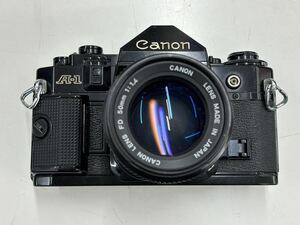 Canon キャノン A-1 フィルムカメラ 一眼レフカメラ 1:1.4 50mm FD レンズ　セット　中古　現状