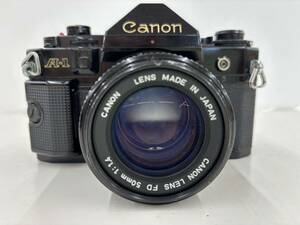 ② Canon キャノン A-1 フィルムカメラ 一眼レフカメラ 1:1.4 50mm FD レンズセット　中古