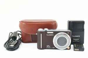 ★美品★ パナソニック Panasonic LUMIX DMC-TZ7 バッテリー 充電器 ケース 付き コンパクトデジタルカメラ A38