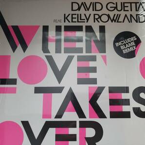 [古12inch] David Guetta Feat. Kelly Rowland - When Love Takes Over [希少] / Drum n Bass - Blame Remix の画像1