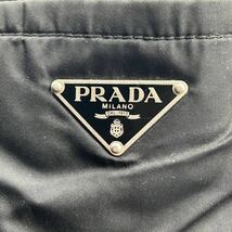 『美品』PRADA プラダ トートバッグ ハンドバッグ ワンショルダー ビジネスバッグ ナイロン 三角ロゴ 白タグ 黒 ブラック メンズ_画像8