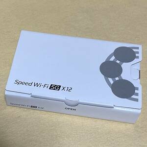 【新品/未使用】Speed Wi-Fi 5G X12［NAR03］アイスホワイト UQ★判定〇/残債なし★　03156