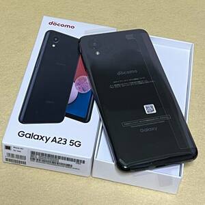 【新品/未使用】Galaxy A23 5G［SC-56C］ブラック★判定〇/残債なし/docomo版SIMフリー★　03314