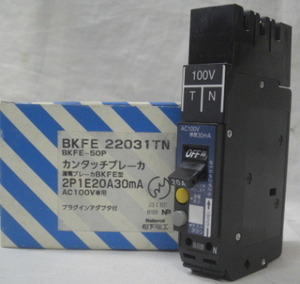 パナソニック (Panasonic) 漏電保護2P1E20A15mA TN BKFE22021TN