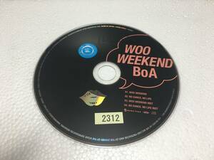 ●R1-46　レンタル落ち　BoA　/　WOO WEEKEND　CDのみ　●送料185円～　新着