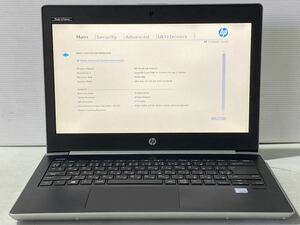 Bios 起動確認済み HP ProBook 430 G5 i5-7200Uメモリ4GB/13.3インチ ジャンク183