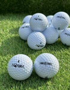 本間ゴルフボール HONMA D1 2022年モデル 【A級ランク】12個セットロストボール