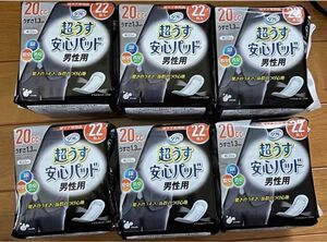 リフレ 超うす安心パッド男性用20cc 22枚6個セット