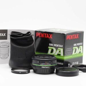 【新品級】 SMC PENTAX-DA 21mm F3.2 AL Limited ブラック ペンタックス #2903