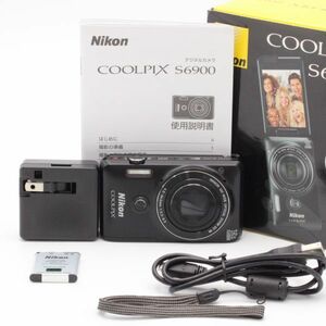 [ первоклассный товар ] Nikon Coolpix S6900 Ricci черный Nikon #3108