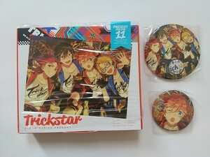 あんさんぶるスターズ あんスタ アルバム CD 特典 缶バッジ Trickstar 明星スバル 氷鷹北斗 遊木真 衣更真緒 スバル 北斗 真 真緒