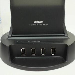 ■未使用①■LOGITEC ロジテック LHR-DS01SAU2■HDDリーダー/ライター■外付けHDDユニット■eSATA＆USB2.0接続■HUB機能付 クレードル型■の画像7