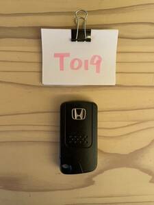 T019 Honda оригинальный дистанционный ключ дистанционный ключ "умный" ключ 4 кнопка 