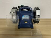 中古品 EARTH MAN ホームベンチグラインダー GHB-150 電動工具 研磨機 本体のみ 動作確認済み_画像1