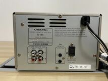 ONKYO オンキョー K-185 カセットデッキ 音響機器 オーディオ 通電確認済み_画像3