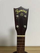 Famousフェイマス ukuleleウクレレ FU-250 ケース付き_画像6