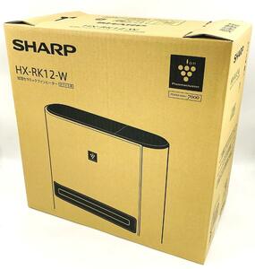 SHARP シャープ 加湿セラミックファンヒーター HX-RK12-W プラズマクラスター 7000 ファンヒーター 2022年製【開封済み 未使用品】