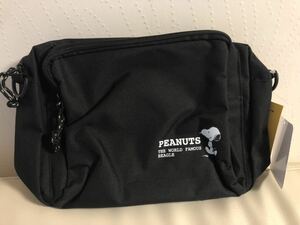 * unused * Snoopy | shoulder bag | black, black | bag 