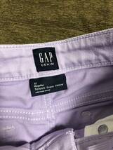 ☆GAP DENIM ギャップ／長ズボン、フル丈パンツ／ラベンダー、パープル／サイズ12、150相当？_画像4