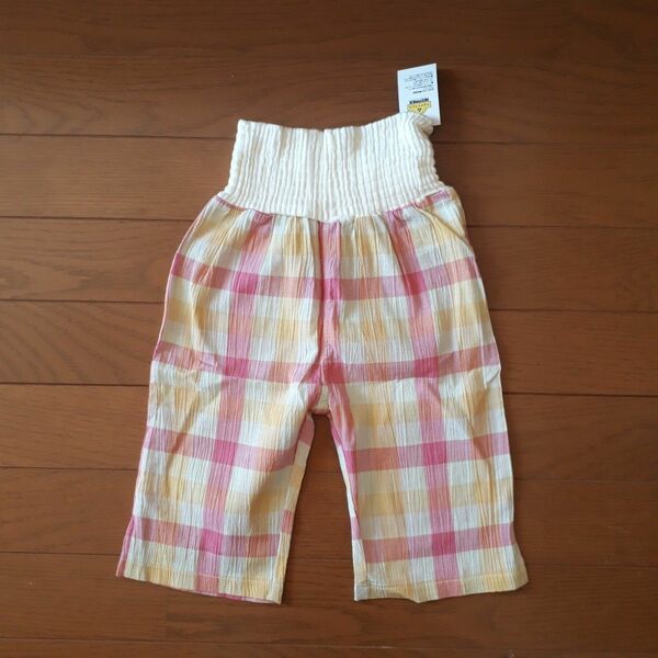 新品 女の子 夏用 パジャマ 腹まきパンツ 腹巻きズボン ステテコ 90センチ