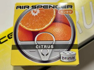 人気の自動車用芳香剤 栄光社 エアースペンサー AIR SPENCER 丸缶タイプ　【カンキツ】 10個