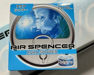 人気の自動車用芳香剤 栄光社 エアースペンサーブルー AIR SPENCER BLUE 丸缶タイプ 【アクアシャワー】 10個