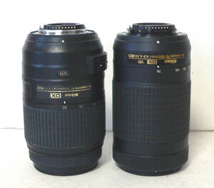 ★ジャンク品 / NIKON レンズ - 2本 / AF-S NIKKOR 55-300mm 、AF-P NIKKOR 70-300mm ★