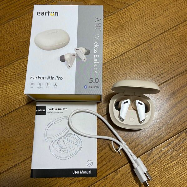 EarFun Air Pro ワイヤレスイヤホン パールベージュ