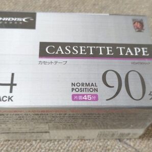 HI-DISC 音楽用カセットテープ ノーマルポジション 90分 4巻パック