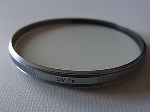 送料94円～　銀枠　CANON　キャノン　UV　1x　58mm　管理no.1　silver枠色