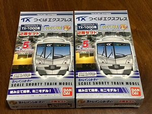 【未開封・未組立品】Bトレ　つくばエクスプレス　TX1000系2両セット×2箱