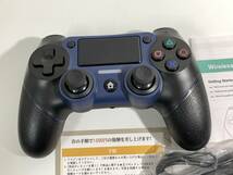 303【未使用品】P4 コントローラー ワイヤレスコントローラー　ネイビー wireless controller_画像2