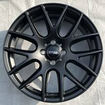 BMS M72-G2 フラットブラック 17-7.5J 4H100 ＋43 KENDA KAISER KR20 205/45R17 BMW ミニ アクア ヤリス フィット シビック ノート スイフ_画像2