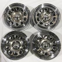 デイトナ クローム 14-6.0J 4H100 ＋30 TOYO OPEN COUNTRY R/T 165/80R14 プロボックス サクシード ４本セット！_画像1