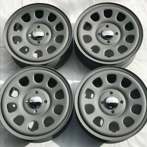 デイトナ G2 マットグレー 14-5.0J 4H100 ＋42 165/55R14 ザッツ ライフ ルークス ekワゴン セルボ ラパン パレット ワゴンR エッセ ミラ