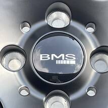 BMS M72-G2 フラットブラック 17-7.5J 4H100 ＋43 ホイール4本セット BMW ミニ アクア ヤリス ヴィッツ ノート フィット スイフト デミオ _画像4