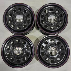 デイトナ ブラック 15-6.0J 6H139.7 ＋45 TOYO H30 195/80R15 キャラバン E25 E26 NV350 特価品 