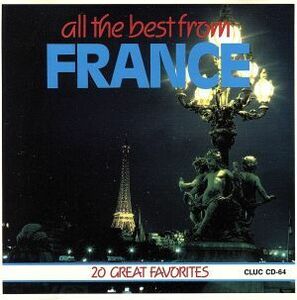 【輸入盤】Ｔｈｅ　Ｂｅｓｔ　Ｏｆ　ＦＲＡＮＣＥ／（オムニバス）