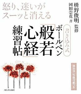 怒り、迷いがスーッと消える書き込み式ボールペン「般若心経」練習帖／枡野俊明【監修】，岡田崇花【書】