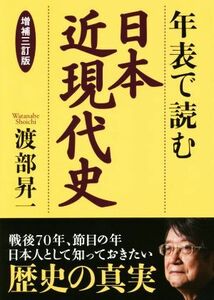 年表で読む日本近現代史　増補三訂版／渡部昇一(著者)