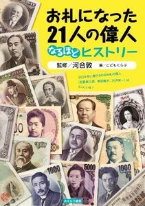 お札になった２１人の偉人　なるほどヒストリー 河合敦／監修・著　こどもくらぶ／編