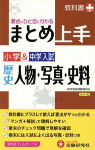 小学＆中学入試　まとめ上手　歴史人物・写真・史料／小学教育研究会(編者)