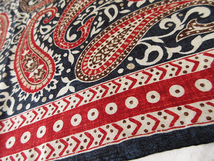 エンジニアードガーメンツ★2023ss ★≪≪税込定価 14,300円≫≫★ Neckerchief - Silk Paisley/ Navy【onesize】ユニセックス対応_画像3