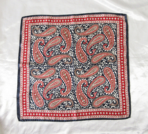 エンジニアードガーメンツ★2023ss ★≪≪税込定価 14,300円≫≫★ Neckerchief - Silk Paisley/ Navy【onesize】ユニセックス対応_画像2