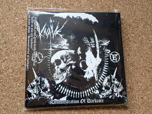 KNAVE / Demonstration Of Darkcore CD DISCLOSE GLOOM GAUZE GISM ORDER BATHORY NAPALM DEATH HARDCORE CRUST PUNK パンクハードコア