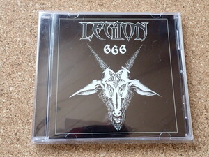 LEGION 666 / Kiss The Goat CD BATHORY DISCLOSE CRUDE SS HELLHAMMER POSSESSED VENOM GLOOM GISM HARDCORE CRUST PUNK パンクハードコ
