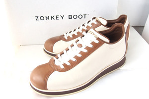 БЕСПЛАТНАЯ ДОСТАВКА ★ Zon Key Boots ｜ Zonkey Boot ｜ Bicolor Low -cut КОНДЕКСЫ ｜ 5,5 ｜ белый × коричневый